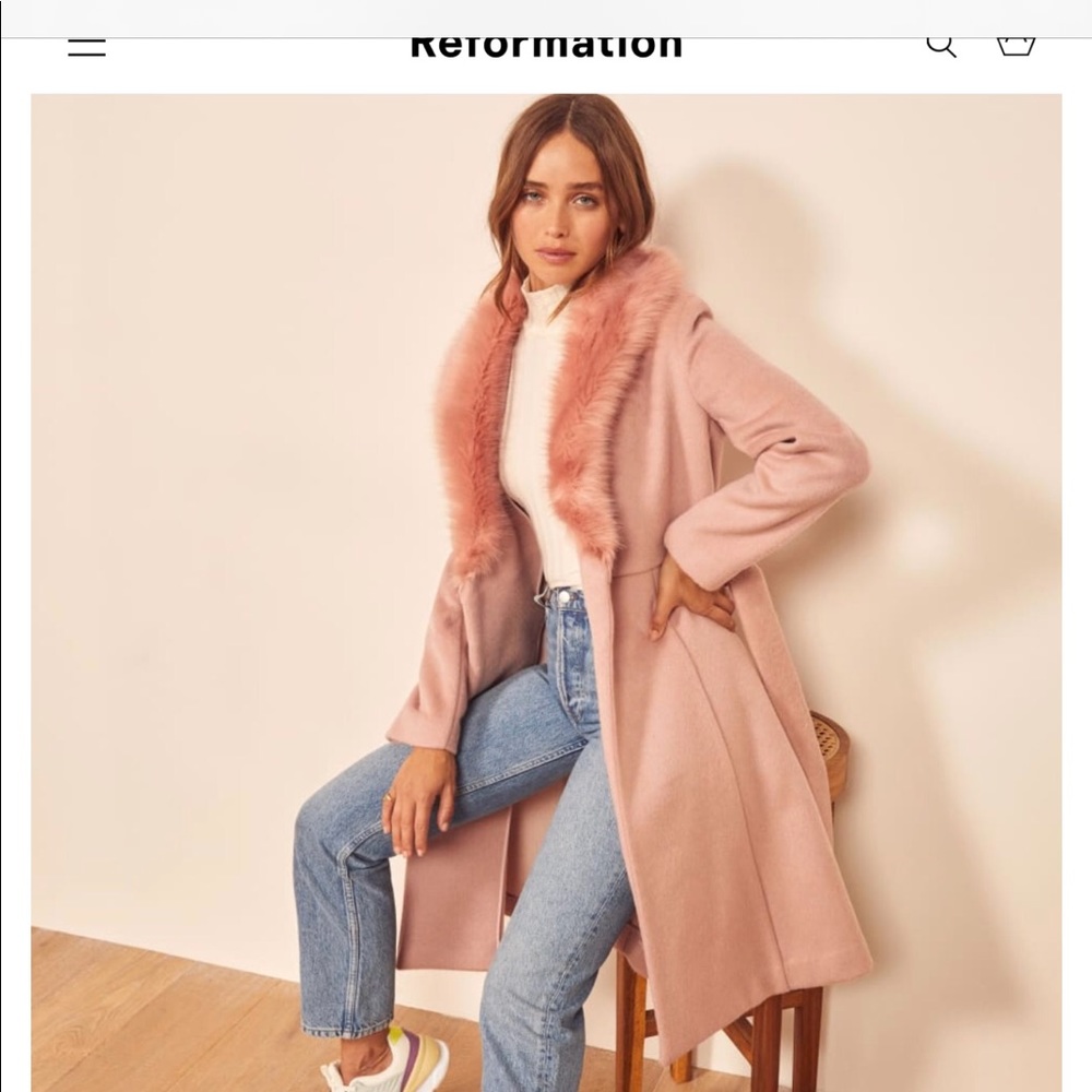 Reformation Somerset Coat